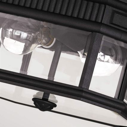 Feiss - Екстериорна лампа за таван COTSWOLD LANE 2xE27/60W/230V IP44