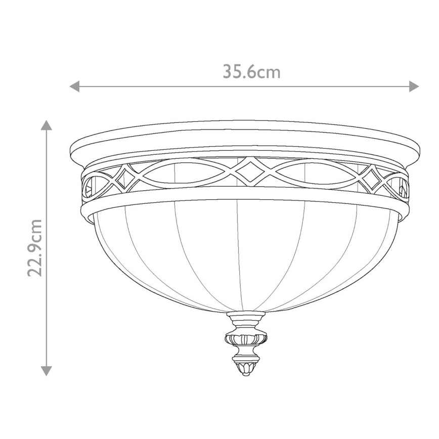 Feiss - Плафон DRAWING ROOM 3xE27/60W/230V