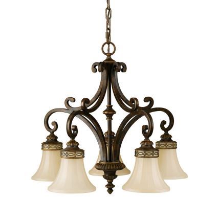 Feiss - Пендел DRAWING ROOM 5xE27/60W/230V