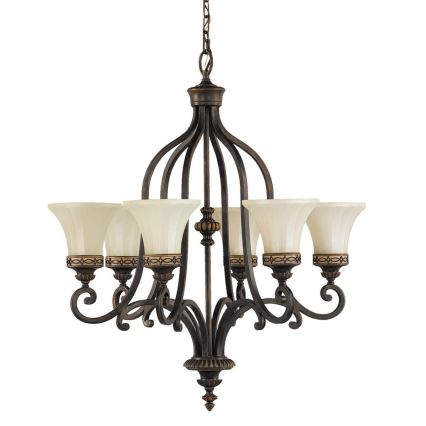Feiss - Пендел DRAWING ROOM 6xE27/60W/230V