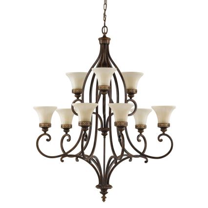 Feiss - Пендел DRAWING ROOM 9xE27/60W/230V