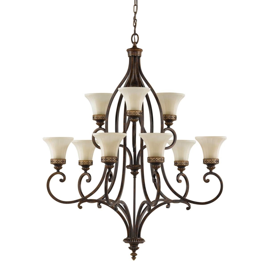 Feiss - Пендел DRAWING ROOM 9xE27/60W/230V