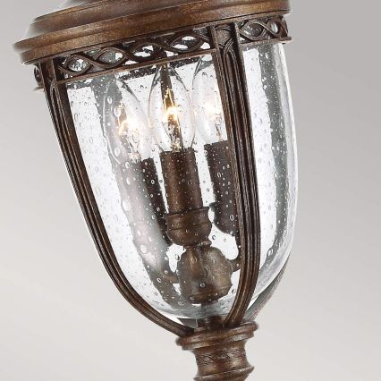 Feiss - Екстериорна лампа ENGLISH BRIDLE 3xE14/60W/230V IP44
