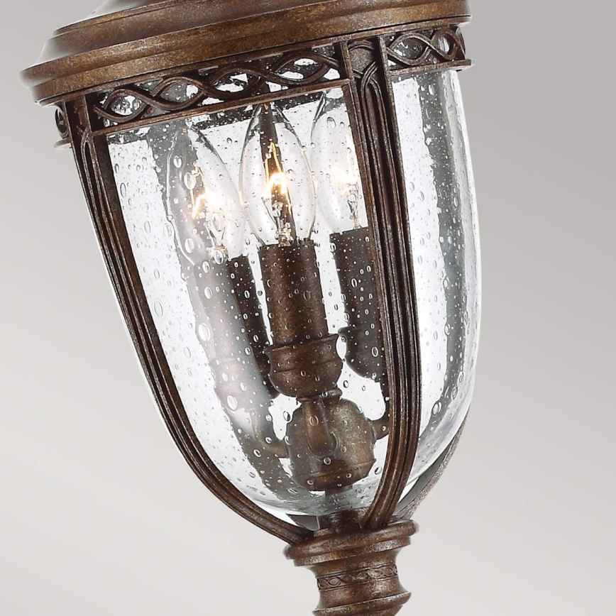 Feiss - Екстериорна лампа ENGLISH BRIDLE 3xE14/60W/230V IP44