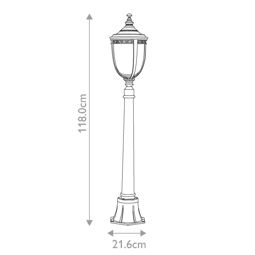Feiss - Екстериорна лампа ENGLISH BRIDLE 3xE14/60W/230V IP44