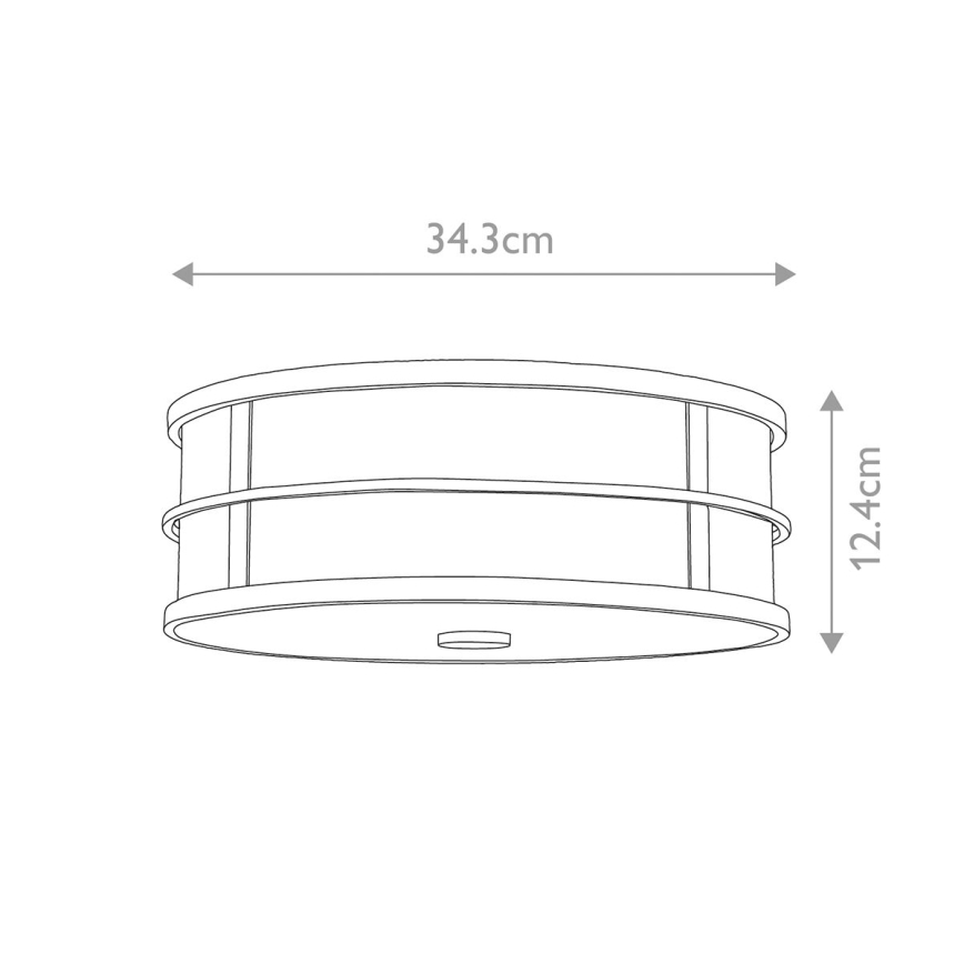Feiss - Таванно осветително тяло FUSION 3xE27/40W/230V златно