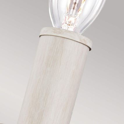 Feiss - Стенно осветително тяло HARTSVILLE 1xE14/40W/230V бежово/кафяво