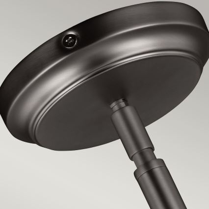 Feiss - Висящ полилей HOBSON 1xE27/60W/230V сребрист