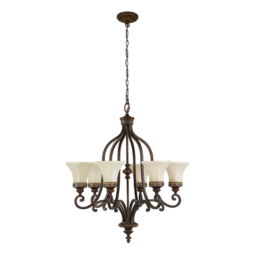 Feiss - Пендел DRAWING ROOM 6xE27/60W/230V