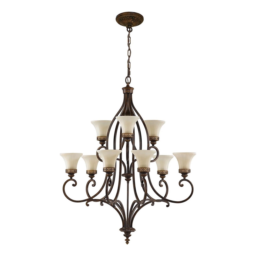 Feiss - Пендел DRAWING ROOM 9xE27/60W/230V