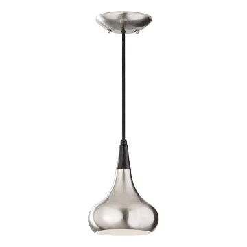 Feiss - Полилей на кабел BESO 1xE27/60W/230V матов хром/черен