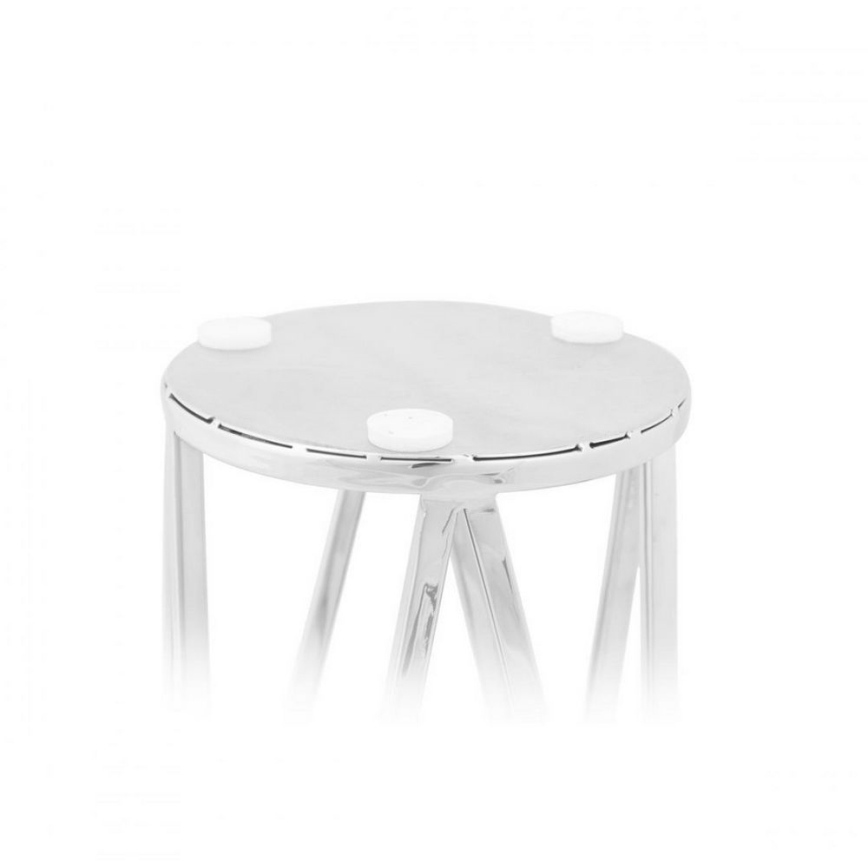 Фенер FRAGIL 26 см лъскав хром/черен