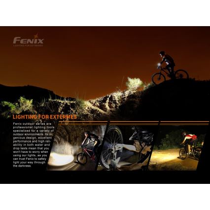 Fenix BC05RV20 - LED Акумулаторно фенерче за колело LED/USB IP66 15 lm 120 ч