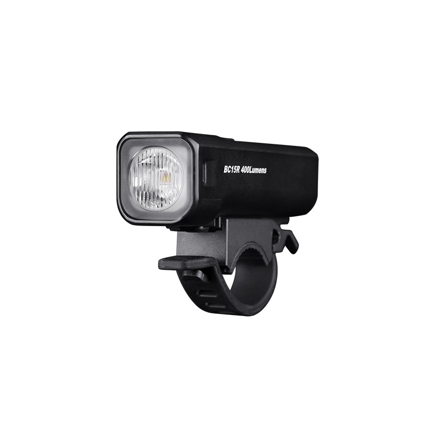 Fenix BC15R - LED Димируема акумулаторна светлина за велосипед LED/USB IP66 400 лъскав 31,5 h 2600 mAh