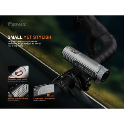 Fenix BC21RV30 - LED Акумулаторна велосипедна лампа LED/USB IP68 1200 lm 33 ч