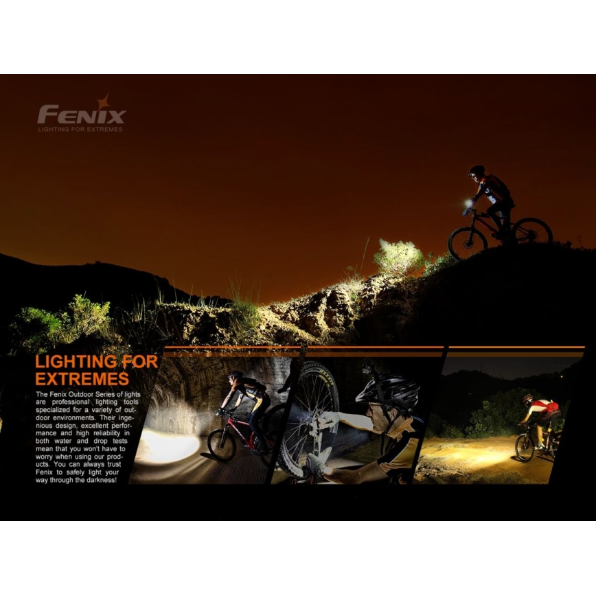 Fenix BC21RV30 - LED Акумулаторна велосипедна лампа LED/USB IP68 1200 lm 33 ч
