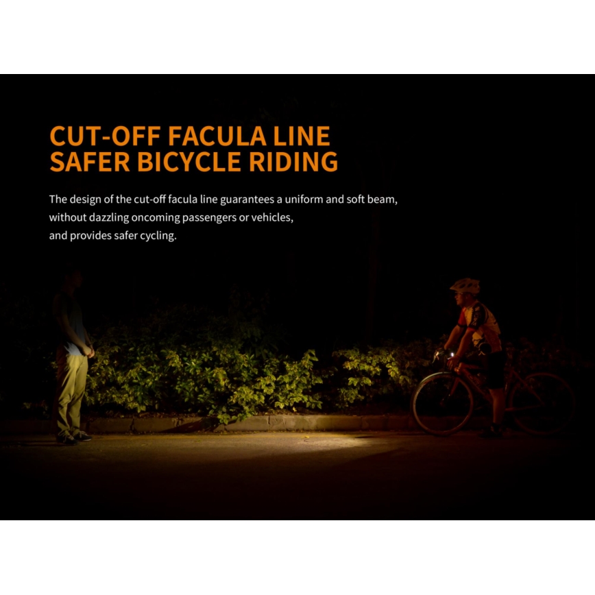 Fenix BC25R - LED Акумулаторна лампа за колело LED/USB IP66 600 lm 36 ч