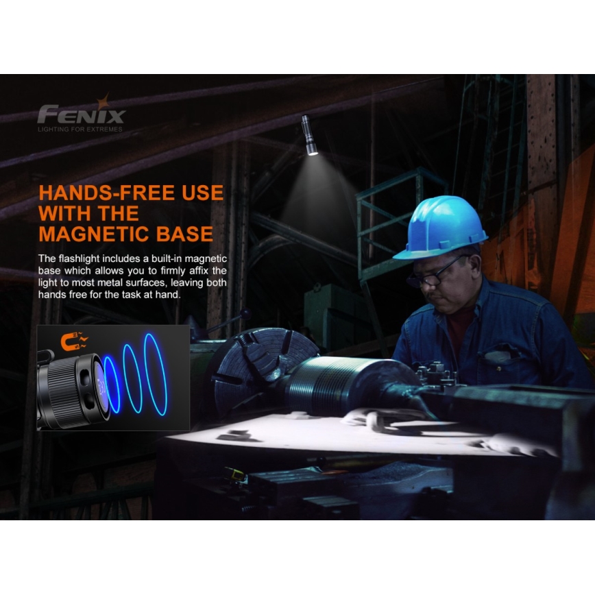 Fenix C7 - LED Димируем акумулаторен фенер 1xLED/1x21700 IP68 3000 lm 68 ч.