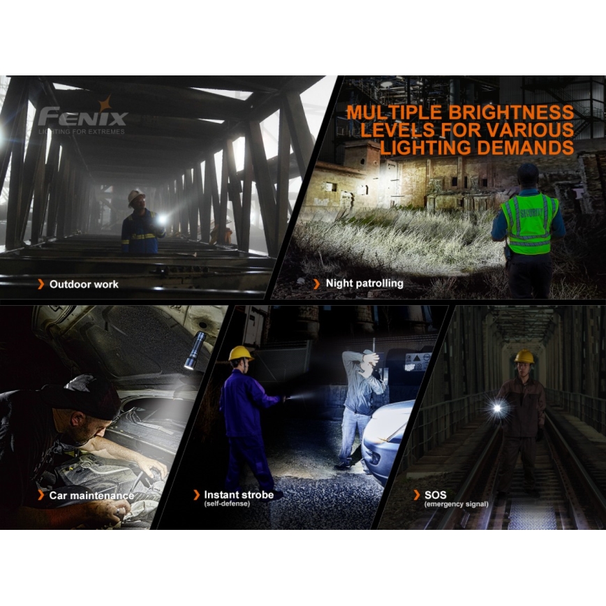 Fenix C7 - LED зареждаема фенерка с регулируема яркост LED/1x21700 IP68 3000 lm 68 h