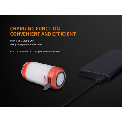 Fenix CL26RGREEN - LED Димируем portable rechargeable лампа LED/USB IP66 400 lm 400 ч. зелен