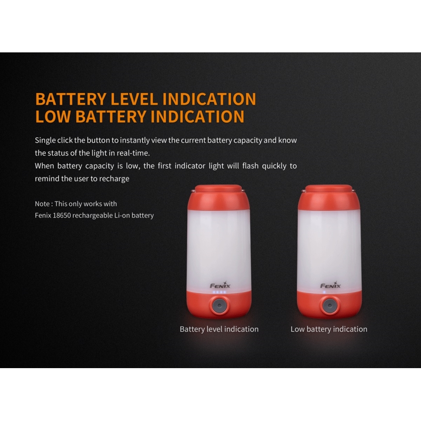 Fenix CL26RGREEN - LED Димируем portable rechargeable лампа LED/USB IP66 400 lm 400 ч. зелен