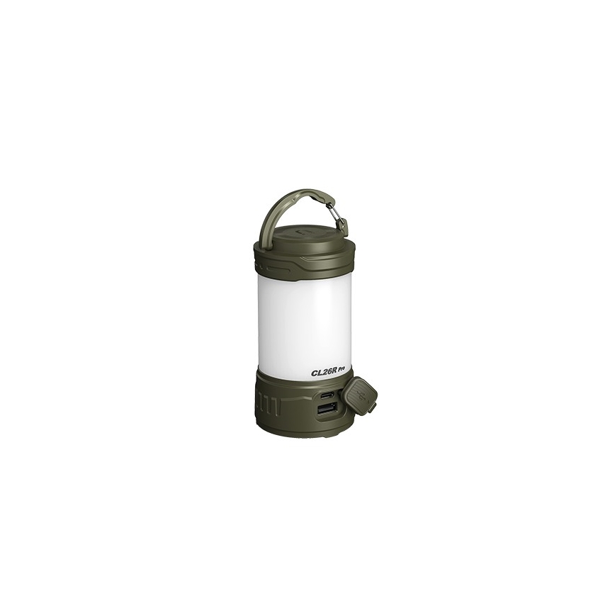 Fenix CL26RPROOLI - LED Димируем преносим акумулаторен лампа LED/USB IP66 650 lm 408 ч. зелен