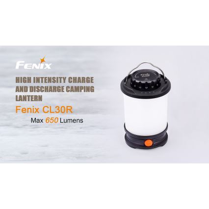 Fenix CL30R - LED Преносима акумулаторна лампа LED/USB/6xCR123A IPX7 650 lm 300 h 2600 mAh