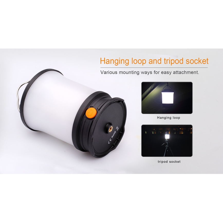 Fenix CL30R - LED Преносима акумулаторна лампа LED/USB/6xCR123A IPX7 650 lm 300 h 2600 mAh