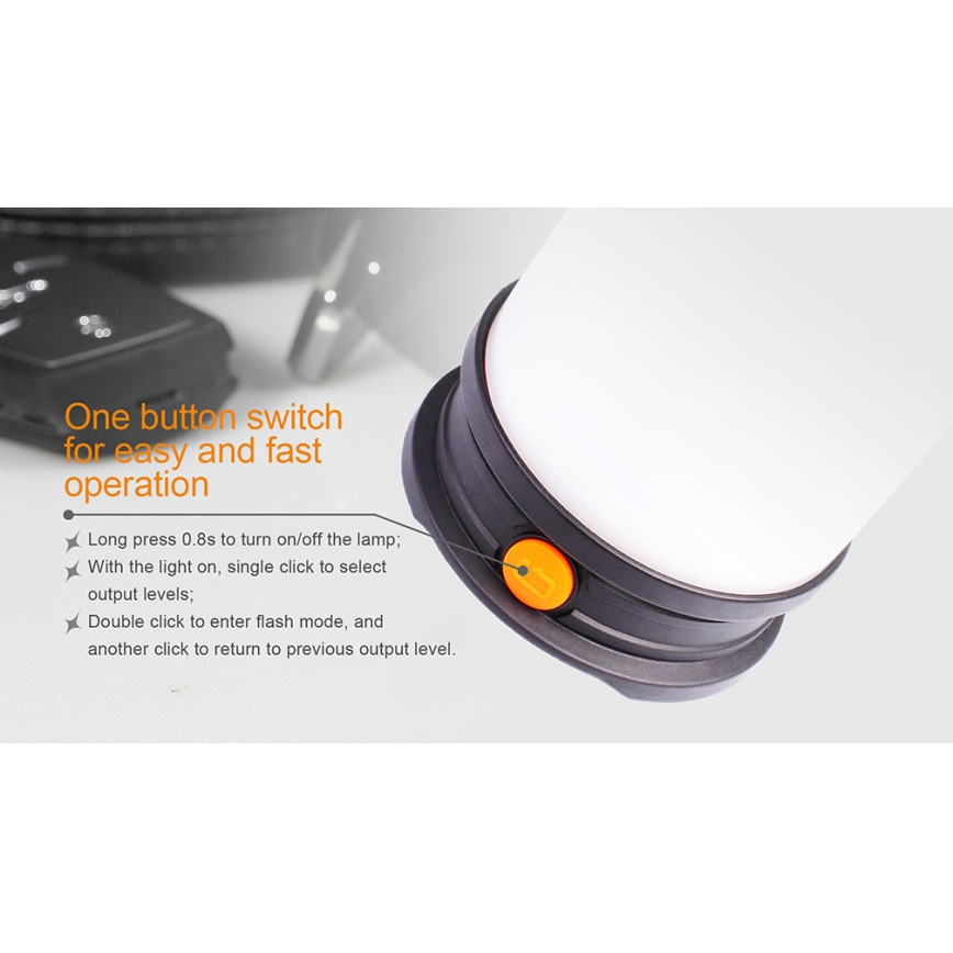 Fenix CL30R - LED Преносима акумулаторна лампа LED/USB/6xCR123A IPX7 650 lm 300 h 2600 mAh