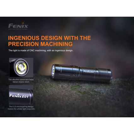 Fenix E01V20BLC - LED Фенерче LED/1xAAA IP68 100 lm 25 ч