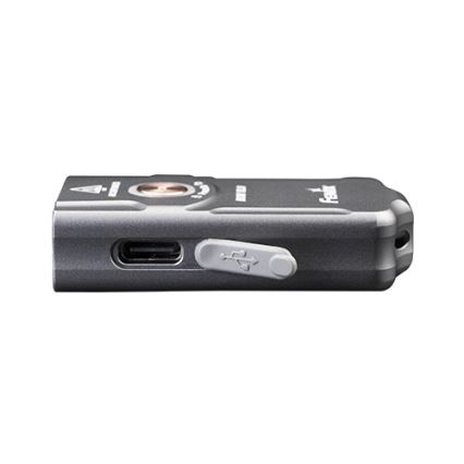 Fenix E03RV20GREY - LED Акумулаторно фенерче LED/USB IP66 500 лъскав 30 h 400 mAh