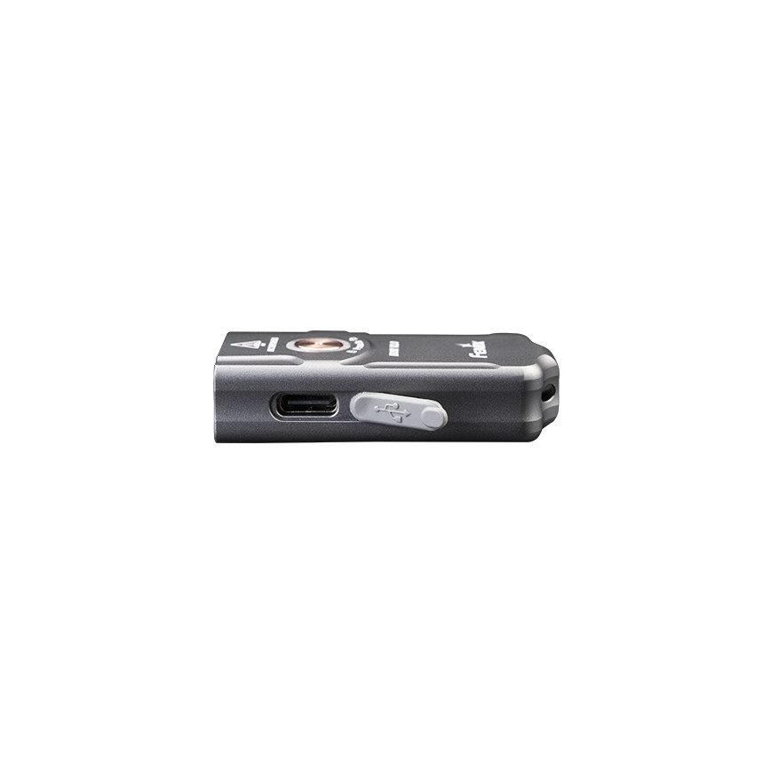 Fenix E03RV20GREY - LED Акумулаторно фенерче LED/USB IP66 500 лъскав 30 h 400 mAh