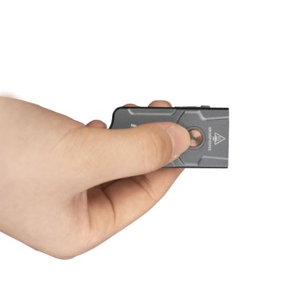 Fenix E03RV20GREY - LED Акумулаторно фенерче LED/USB IP66 500 лъскав 30 h 400 mAh