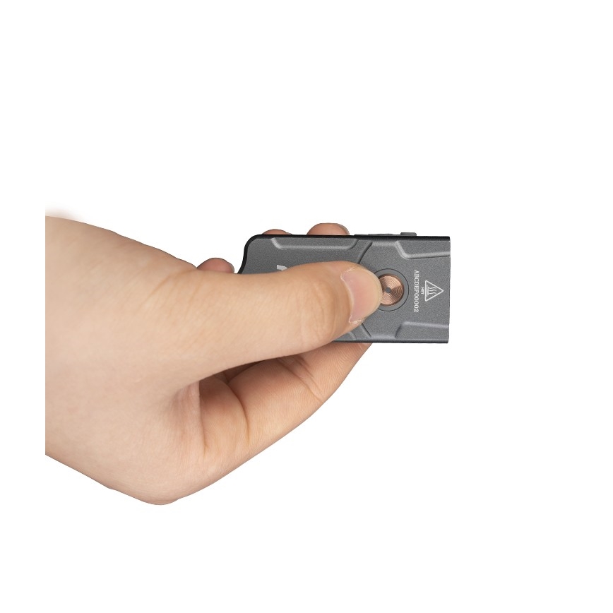 Fenix E03RV20GREY - LED Акумулаторно фенерче LED/USB IP66 500 лъскав 30 h 400 mAh