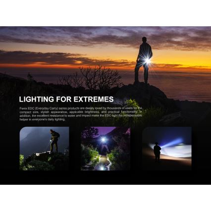 Fenix E05RBLC - LED Акумулаторно фенерче LED/USB IP68 400 lm 30 ч