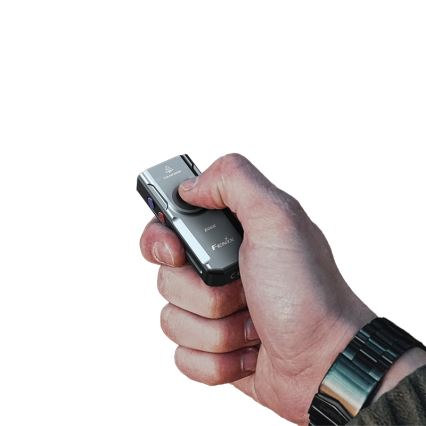 Fenix E06RGRY - LED Димируем акумулаторен фенер UV LED/USB IP66 700 лъскав 60 h сив
