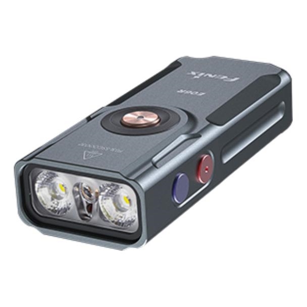 Fenix E06RGRY - LED Димируем акумулаторен фенер UV LED/USB IP66 700 лъскав 60 h сив
