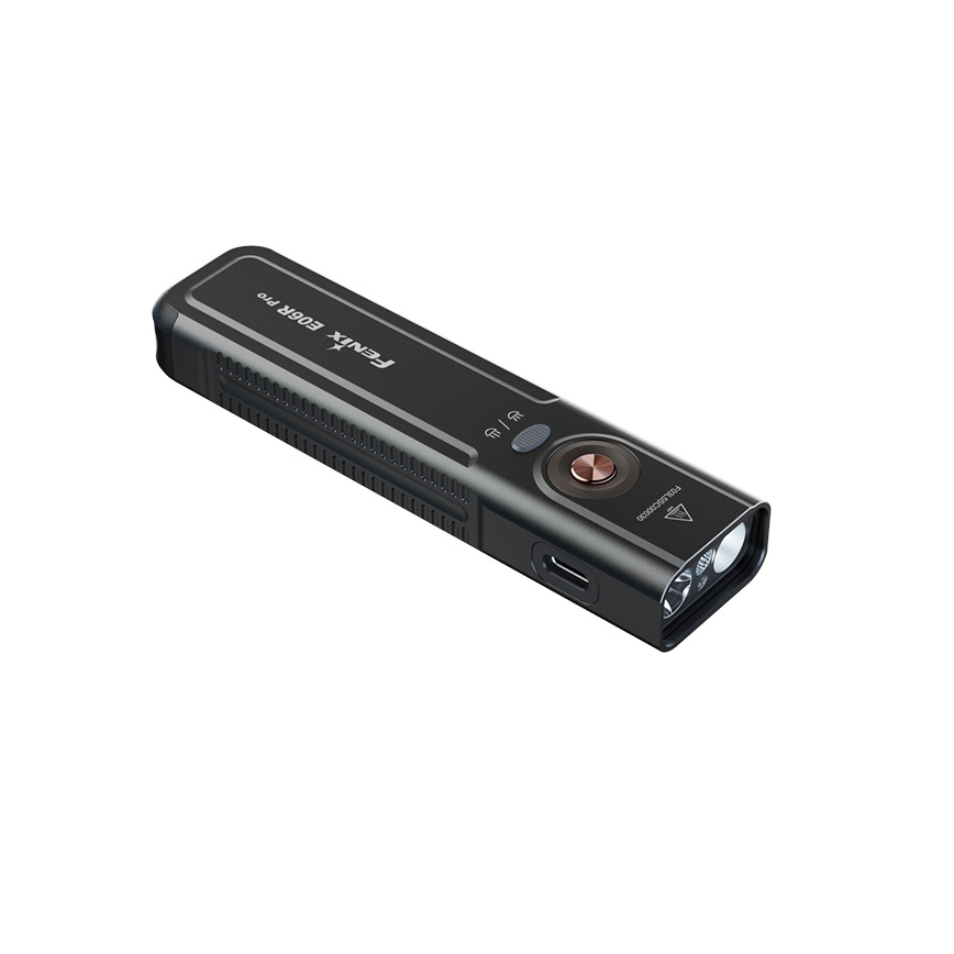 Fenix E06RPROEUBLC- LED фенер с възможност за димиране, презареждаем, LED/USB зареждане, 1650 mAh, IP66, 1600 lm, 111 ч, черен