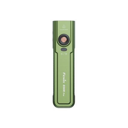 Fenix E06RPROEUOLI - LED фенерче с регулируема яркост, презареждаемо, LED/USB, 1650 mAh, IP66, 1600 лм, 111 ч, зелен