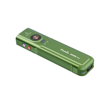Fenix E06RPROEUOLI - LED фенерче с регулируема яркост, презареждаемо, LED/USB, 1650 mAh, IP66, 1600 лм, 111 ч, зелен