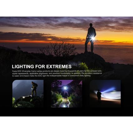 Fenix E09R - LED Акумулаторно фенерче LED/USB IP68 600 lm 70 ч