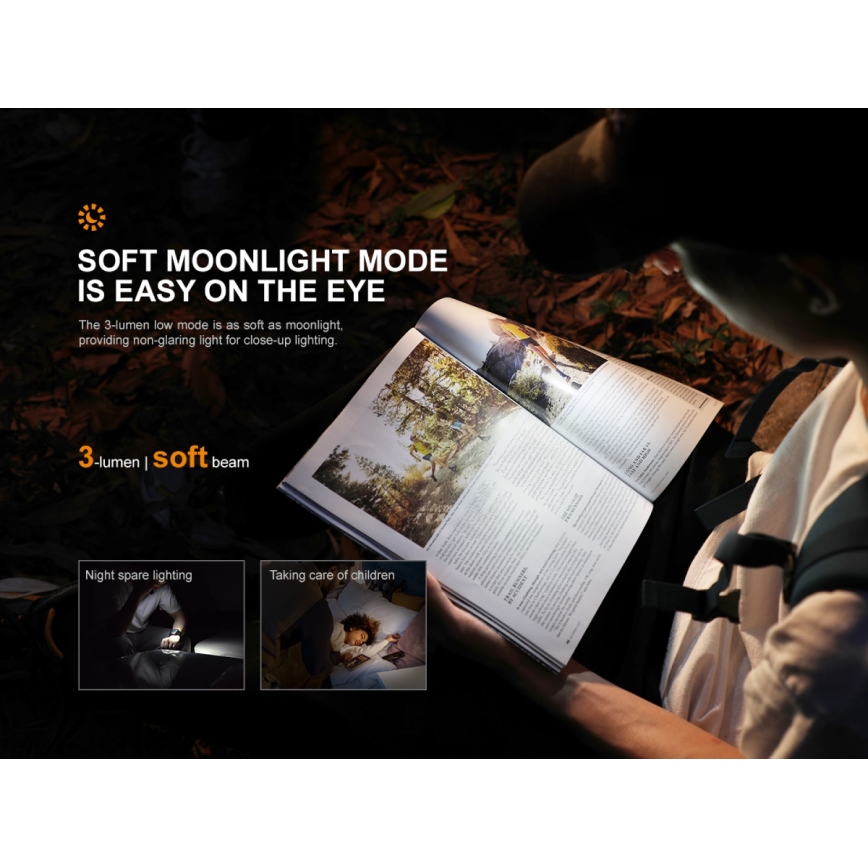 Fenix E09R - LED Акумулаторно фенерче LED/USB IP68 600 lm 70 ч