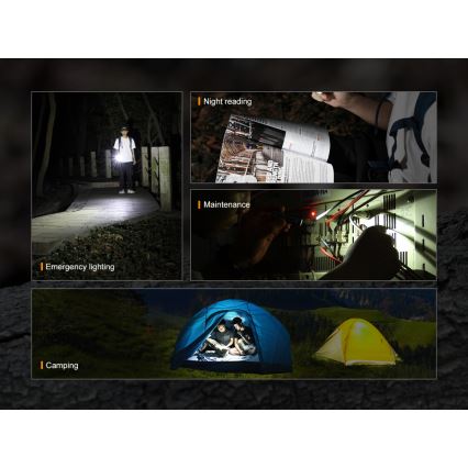 Fenix E09R - LED Акумулаторно фенерче LED/USB IP68 600 lm 70 ч