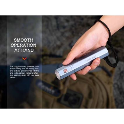 Fenix ECPBLCK - LED акумулаторен фенер с powerbank USB IP68 1600 лумена 504 ч 5000 mAh черен