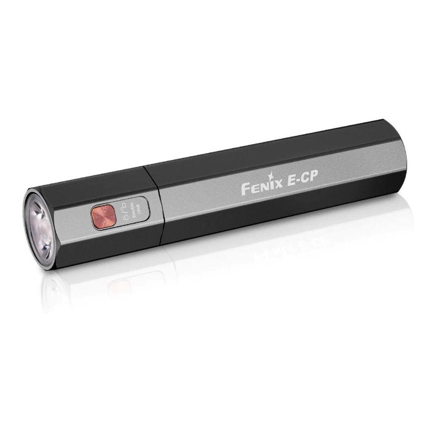Fenix ECPBLCK - LED Акумулаторно фенерче със захранваща батерия USB IP68 1600 лъскав 504 h 5000 mAh черен