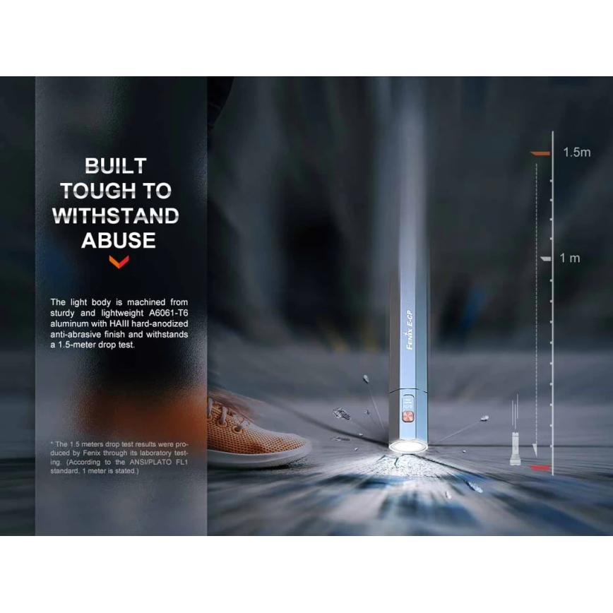 Fenix ECPBLUE - LED акумулаторен фенер с USB powerbank, IP68, 1600 лумена, 504 ч, 5000 mAh, синьо