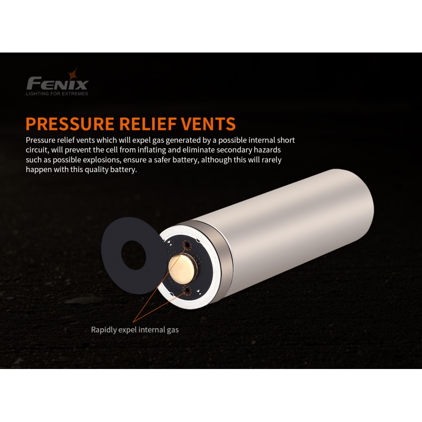 Fenix FE21700V20 - 1 бр. презареждаема батерия 21700/3,6V 5000 mAh