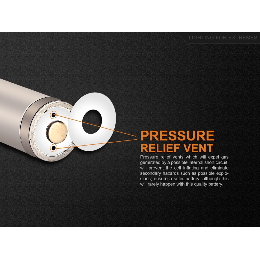 Fenix FERCR123ALIIONUP - 1 бр. Презареждаема литиево-йонна батерия с USB, 3,6 V, 700 mAh