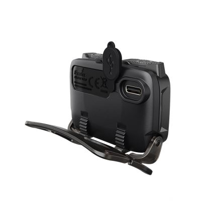 Fenix HL12RV20BLC - презареждаема челна лампа с регулируема яркост LED/USB 950 mAh IP66 500 lm 112 h черна
