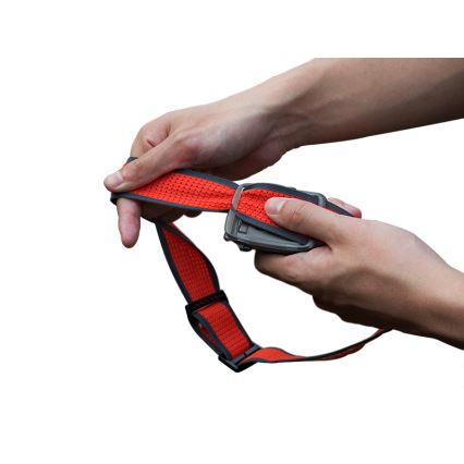 Fenix HL16V2BLK - LED Челник LED/3xAAA IP66 450 lm 200 ч. черен/оранжев